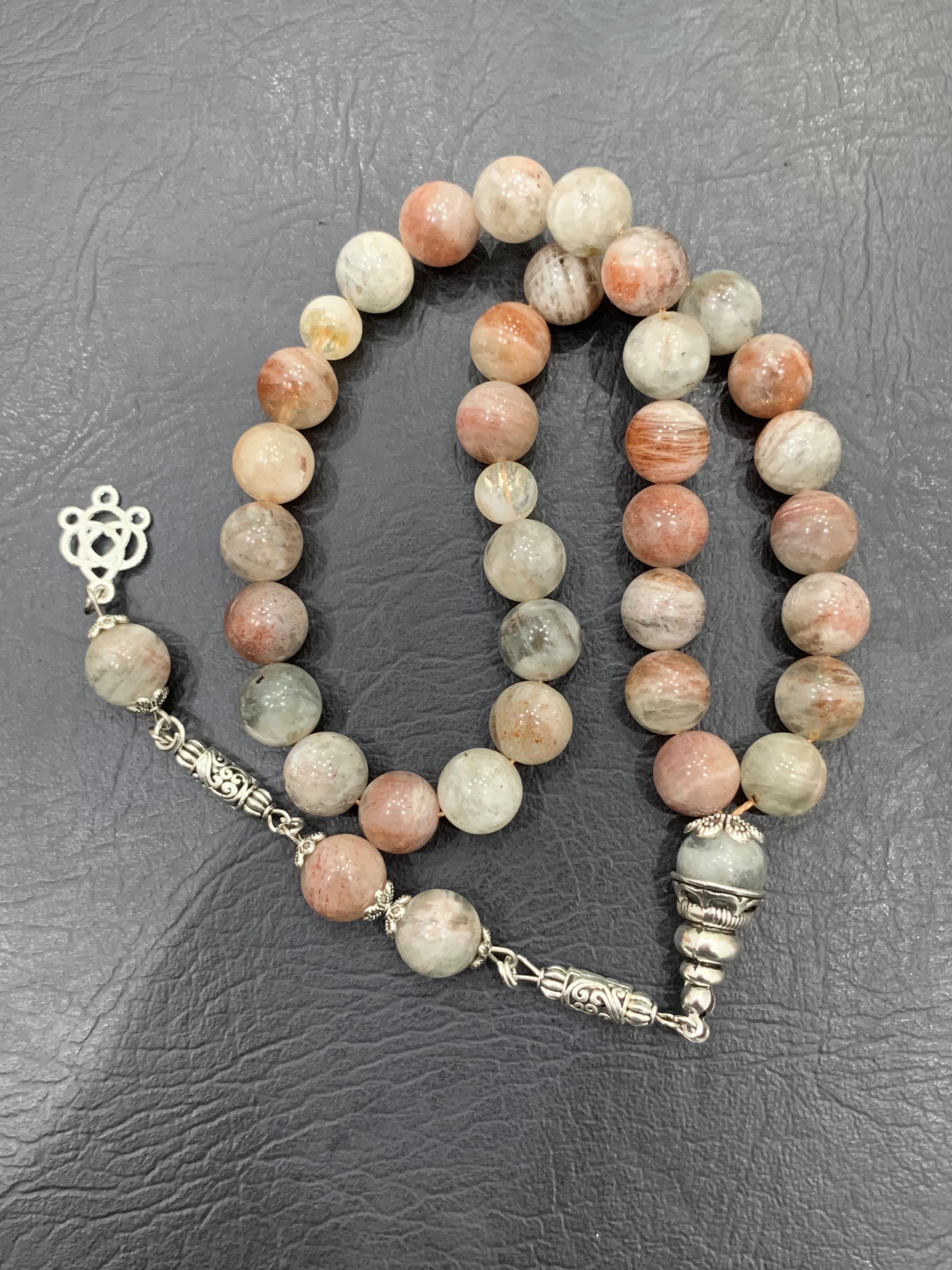 Peach Sunstone Tasbeeh